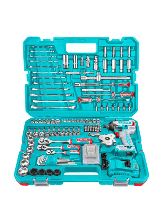 TOTAL Cordless impact wrench tools set 152 Pcs 20V THKTHP31522 - Image 5